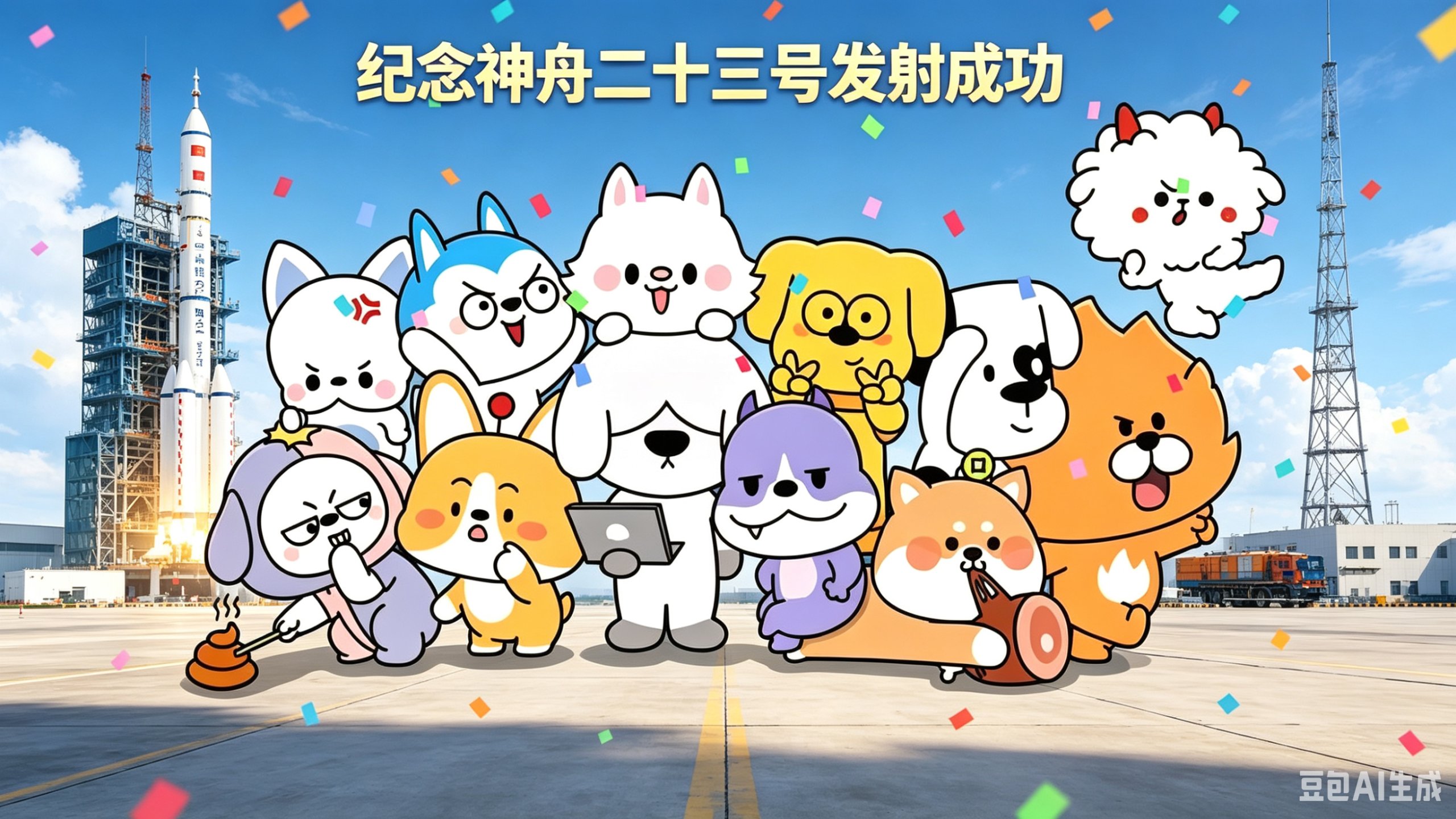 祝愿神舟二十三号顺利升空！-星座狗联盟社区网（粉丝运营）